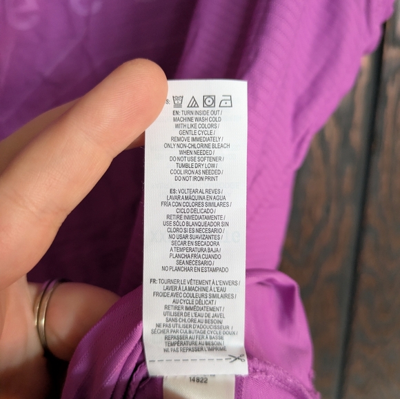 Reebok Women's Purple Tank Top - Picture 7 of 7